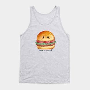 Hamburger - Enjoy The Little Things In Life Tank Top